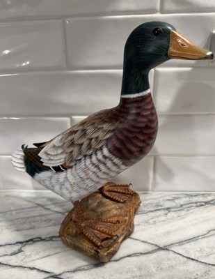Standing Mallard アンティーク O'DAY Vintage Standing Wooden Painted Mallard Duck, Mid-Early 80's | eBay