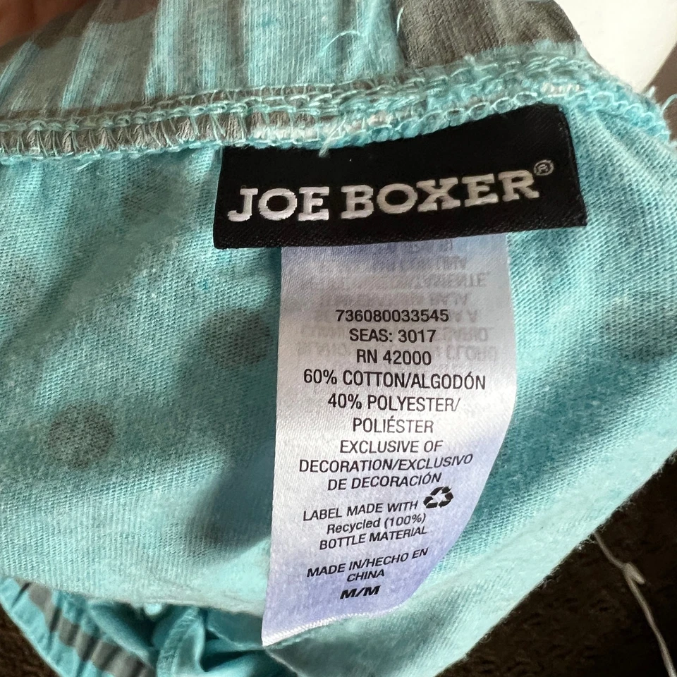 Pantalones Cortos de Pijama Joe Boxer Lunares Volantes Dobladillo Y2K Coqueta Años 2000 Medianos Foto 3 de 4