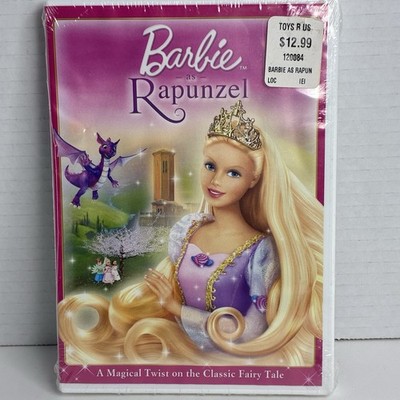 Barbie as Rapunzel DVD New In Original Packaging A Magical Twist On The Tale New