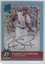 2016 Donruss Optic Rated Rookies Carolina Blue 19/35 Pedro Severino Auto 0c6