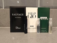 3 x Mens Strong Perfume SET6 Mini Vial Sprays - Please See Description