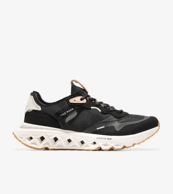 Cole Haan Men's 5.Zerogrand Runner, Black/Periscope/Ivory, C36565, 7.5 M