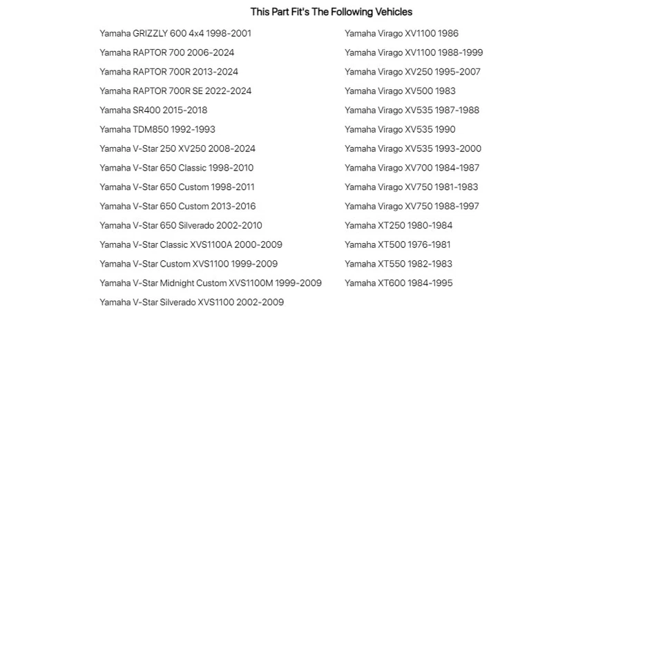 Filtro de aceite Tusk First Line individual para Yamaha SR400 2015-2018 Foto 4 de 4