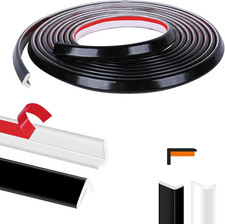 Peel and Stick Tile Edge Trim 10Ft L-Shape Tile outside Corner Molding Vinyl Til