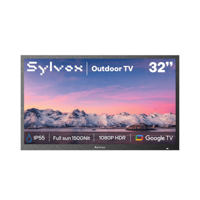 32 Zoll Outdoor Smart TV IP55 Wasserschutz 1500 Nits Helligkeit Full HD
