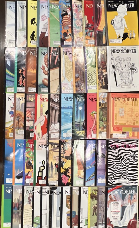 52 Issues Years 2000, 2001, 2002, 2003, 2004 The New Yorker Magazine