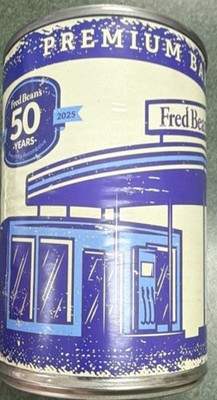 Beansページ　qm Fred Beans Premium Baked Beans 16oz Can Pork Anniversary Edition