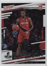 2021-22 Panini Chronicles Prestige Green Greg Brown III #73 Rookie RC 11n5