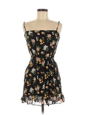 Reformation Women Black Cocktail Dress 6