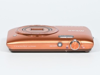 Nikon COOLPIX S3500 Apricot Orange Compact Digital Camera Tested