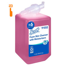 Scott Professional Foam Hand Soap with 1.0 L Qty 2 , Light Pink