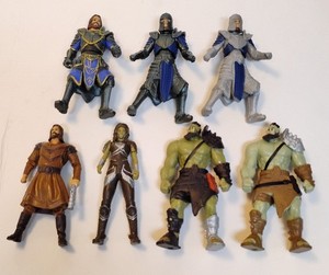 World of Warcraft Miniature Figures Lot Of 7