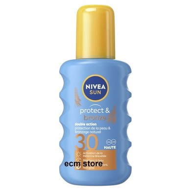 NIVEA SUN Sonnencreme Körperspray LSF 30 Bräunungsaktivator 200 ml /EBWD
