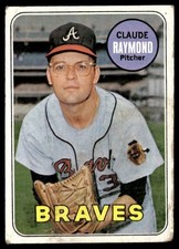1969 Topps Claude Raymond   - Atlanta Braves #446
