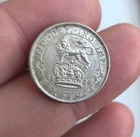 1926 George V Sixpence — photo from another recent sale