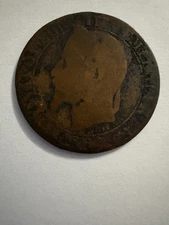 1868 Dbl Struck Connecticut Colonial Copper Coin