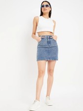 Women's Bollywood Beautiful Skirt Indian Party Cocktail Wear Cotton Short Skirt