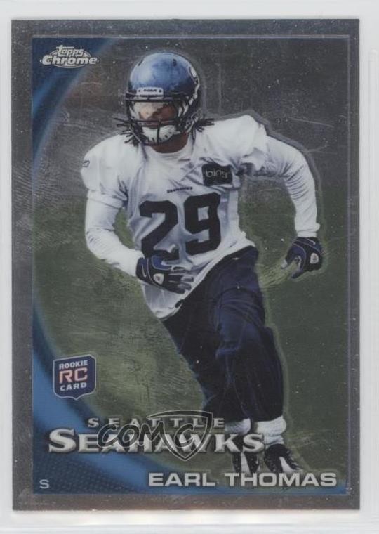 2010 Topps Chrome Earl Thomas III Earl Thomas #C135 Rookie RC 0nr3