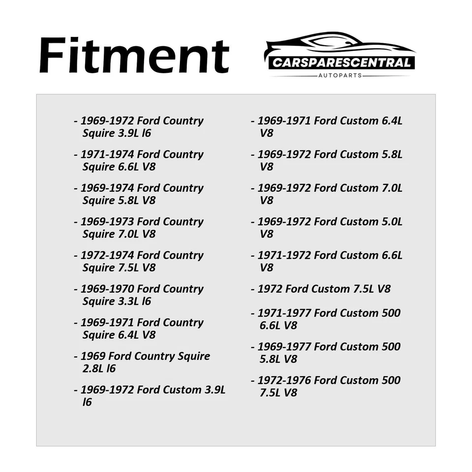 Vedação interna dianteira da roda WJB 2PCS para Ford Maverick 2.8L 1970-1972 - Imagem 3 de 4