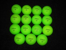 15 Green Titleist Velocity Matte Golf Balls