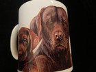 Otter House Chocolate Labrador Retrievers Cup Mug 11oz size — photo 2