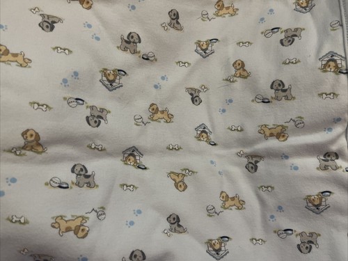 First Impressions Blue Puppy Dog Knit Blanket - Picture 3 of 3