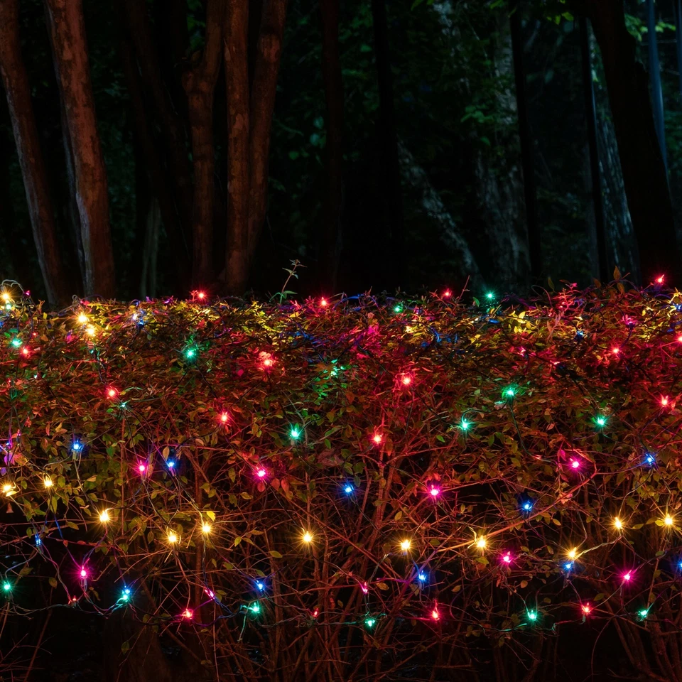 Christmas Net Lights Indoor Outdoor Holiday Home Mesh Lights 150 Clear Multi - Image 4 of 4