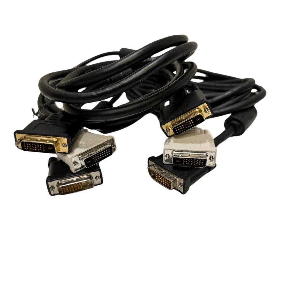 3x Monoprice Heavy Duty DVI-D Dual Link Digital Video Male to Male -10 ft - Image 3 of 4