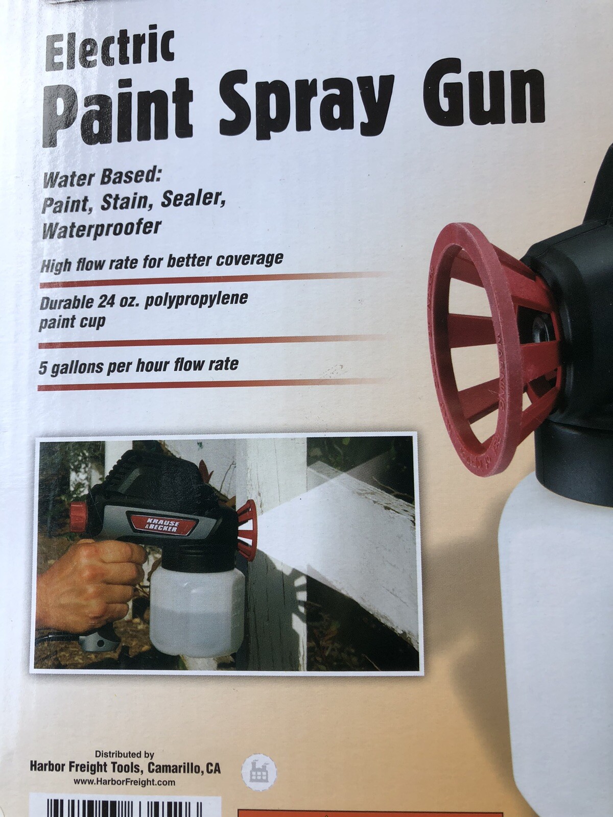 electric paint sprayer gun Krause And Becker eBay