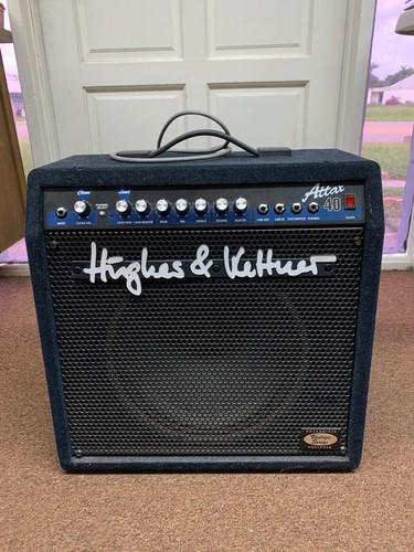 Amplificador combo de guitarra usado Hughes & Kettner Attax 40 vatios solo pastilla local eBay