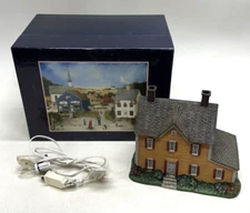 LANG and WISE Liberty Village GILBY HOUSE Folk Art 1997 Christmas First Edition