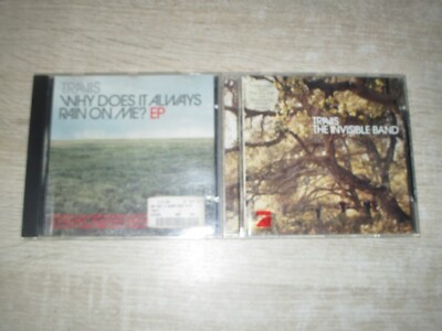 TRAVIS 2 CD Musik Sammlung The Invisible Band + Why Does ikt Always Rain On Me?
