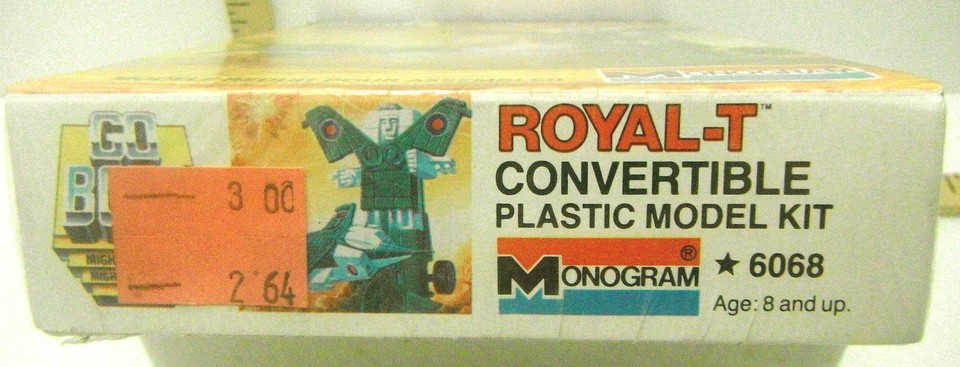 1984 Monogram Go Bots Mighty Robots Royal-T Conv. Vehicle Model Kit ...