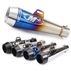 51mm Universal Carbon Exhaust Muffler Pipe Silencer for Motorbike Motorcycle