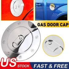 Chrome Fuel Tank Gas Door COVER For 2007-2013 CHEVY SILVERADO 1500 2500 3500 HD