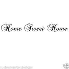 Home Sweet Home... Vinyl Wall Art Quote Decor Words Decals Sticker