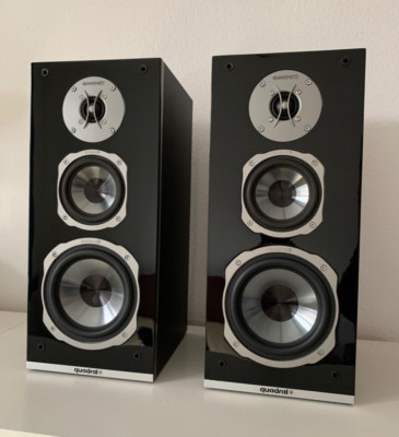Quadral Argentum 530 3-Wege Regallautsprecher - Schwarz