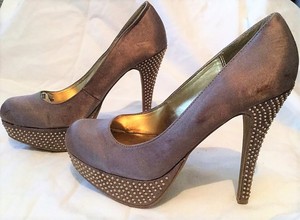 taupe platform shoes