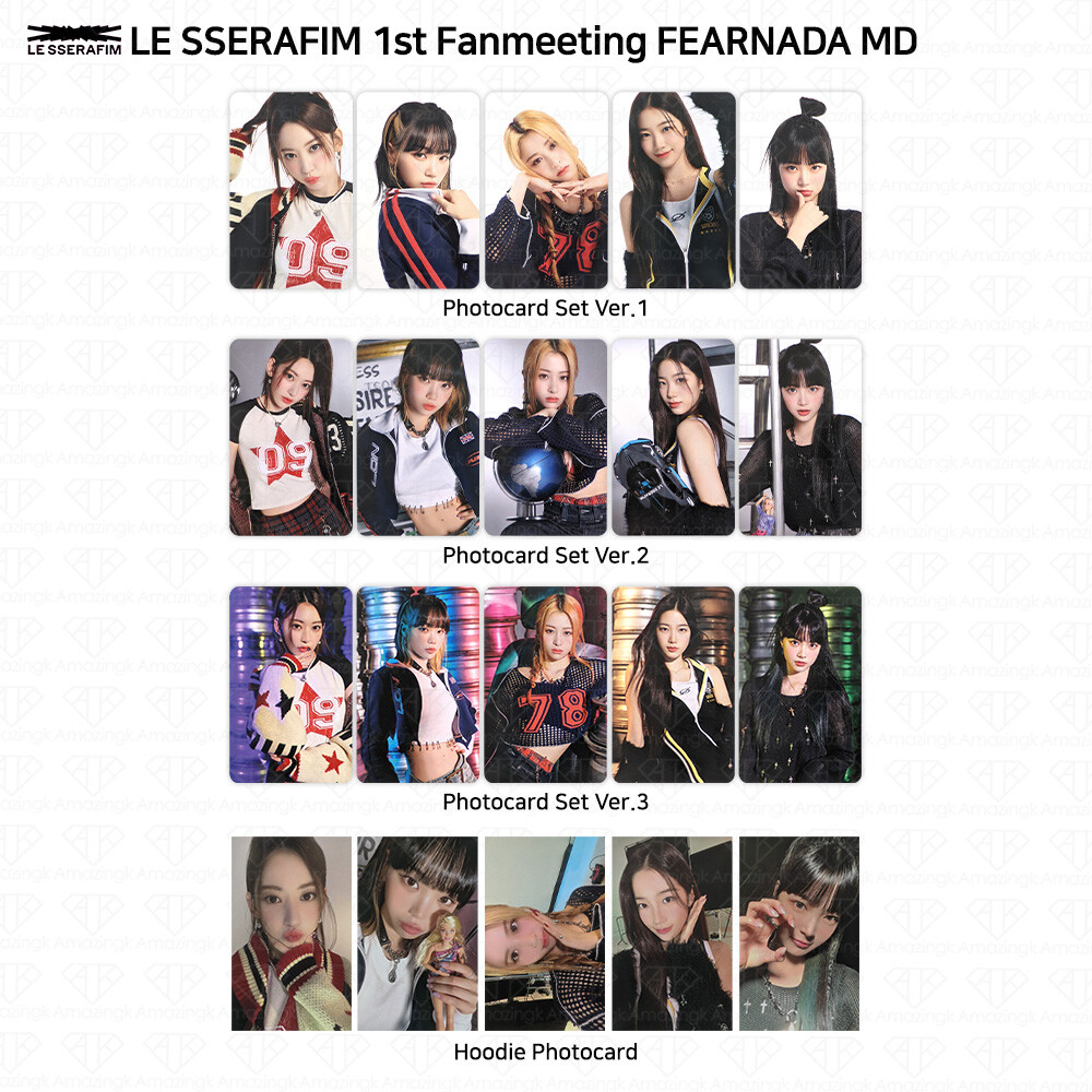 LE SSERAFIM FEARNADA フーディー パーカー（Le Sserafim 1st