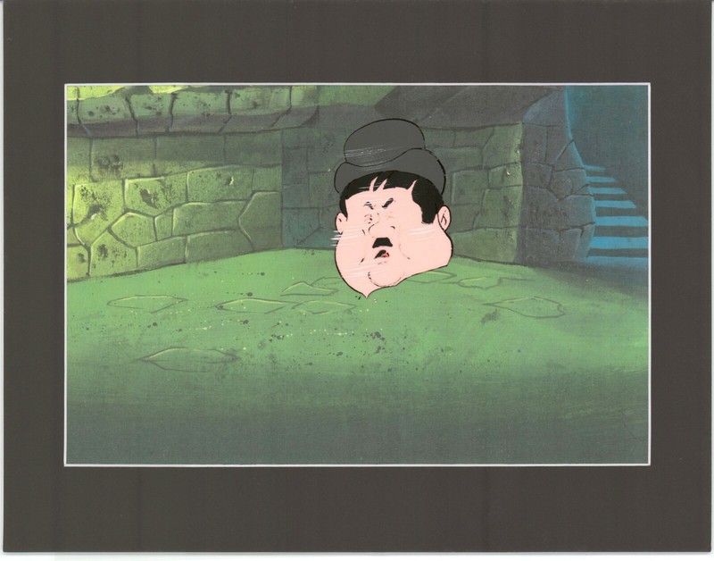 SCOOBY DOO 1972 Oliver Hardy Production Animation Cel from Hanna Barbera 280