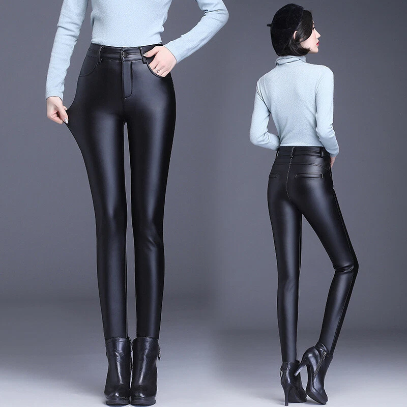 Fitted high on sale waisted pants