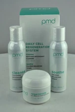 PMD Daily Cell Regeneration System: Cleanser, Toner, and Moisturizer Double size