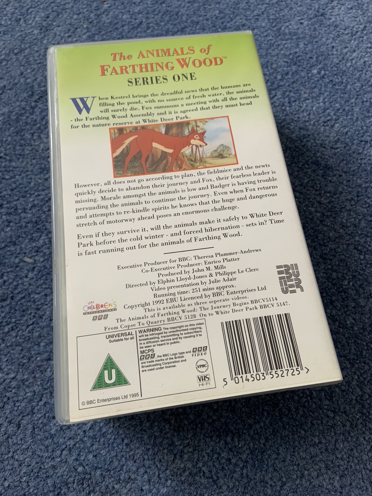 Animals Of Farthing Wood Vhs Series 1 eBay