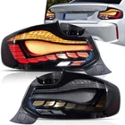 GTS Smoked Tail Lights W/Animation For BMW 2Series 2014-2021 F22 F23 F87 pair