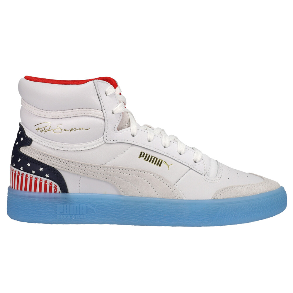 Мужские кроссовки Puma Ralph Sampson Mid 4 июля на шнуровке, размер 5,5 М, Повседневная обувь