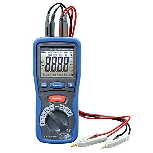Profi CEM DT-5302 hochgenaues Kelvin 4-Drähte Milliohm Meter 4000 Stück - Bild 1 von 6