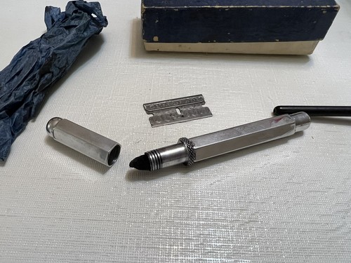 Vintage Alcro Marking Pen Set w Box, Ink, Dropper etc From the 40's/50's - 第 3/7 張圖片