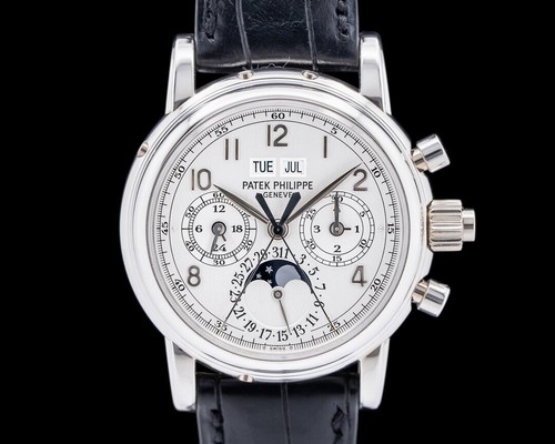 Patek Philippe 5004P-021 Perpetual Calendar Split 5004P Platinum RARE VARIATION