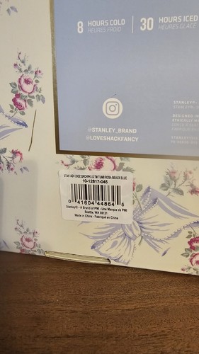 Full Pics! Stanley ๐ Rosa Beaux ๐ Love Shack Fancy 20oz ๐ Blue Quencher LSF - Picture 15 of 20