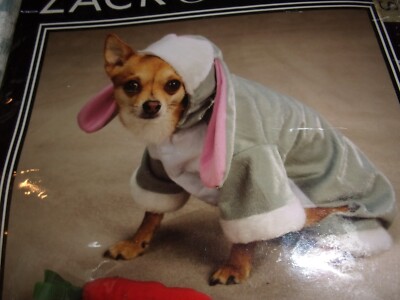 BUNNY RABBIT COSTUME Dog XS Zack Zoey XSmall EASTER